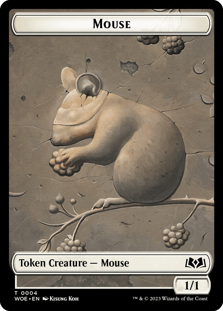 Mouse Token [Wilds of Eldraine Tokens] | Jack's On Queen