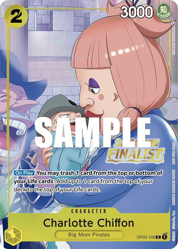 Charlotte Chiffon (Online Regional 2023) [Finalist] (OP03-109) [One Piece Promotion Cards] | Jack's On Queen