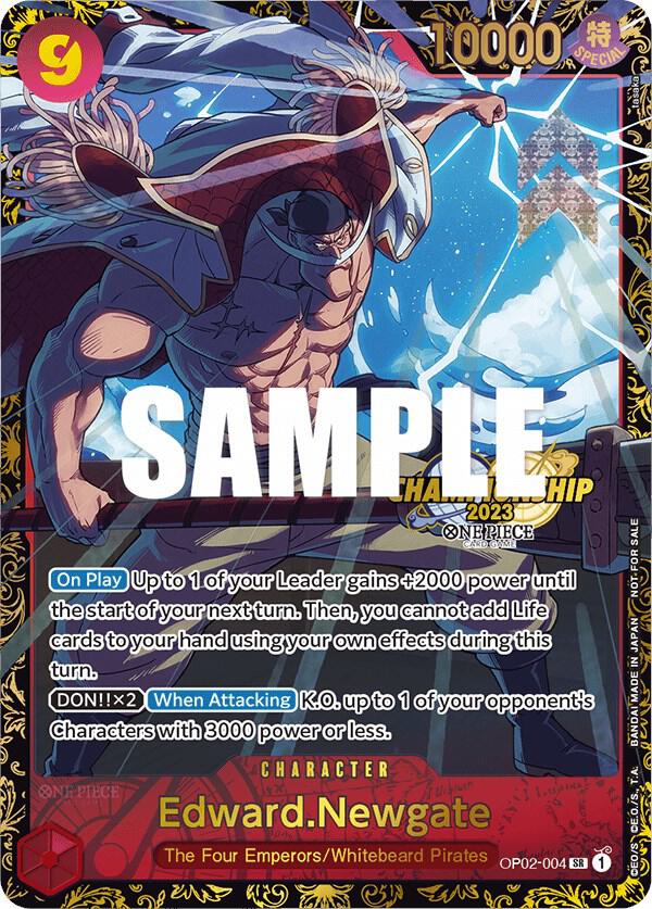 Edward.Newgate (Championship 2023) (OP02-004) [One Piece Promotion Cards] | Jack's On Queen
