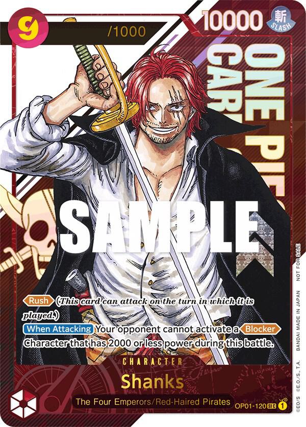 Shanks (Championship 2023) [Serial Number] (OP01-120) [One Piece Promotion Cards] | Jack's On Queen