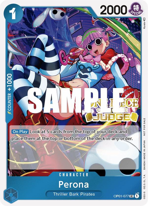 Perona (Judge Pack Vol. 2) (OP01-077) [One Piece Promotion Cards] | Jack's On Queen