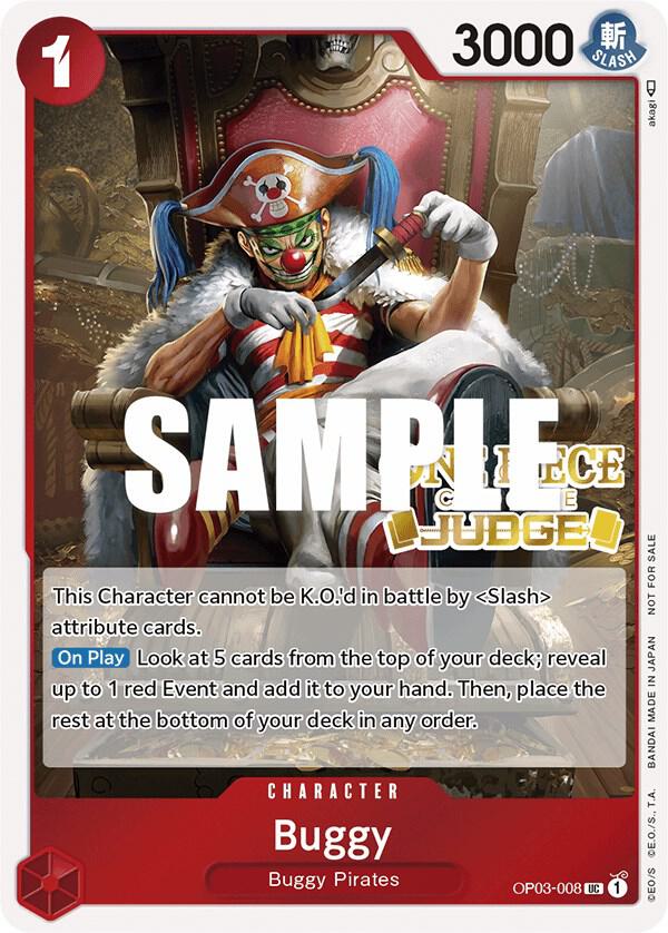 Buggy (Judge Pack Vol. 2) (OP03-008) [One Piece Promotion Cards] | Jack's On Queen