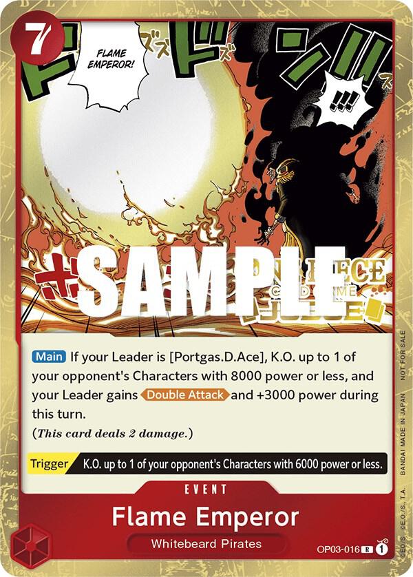 Flame Emperor (Judge Pack Vol. 2) (OP03-016) [One Piece Promotion Cards] | Jack's On Queen
