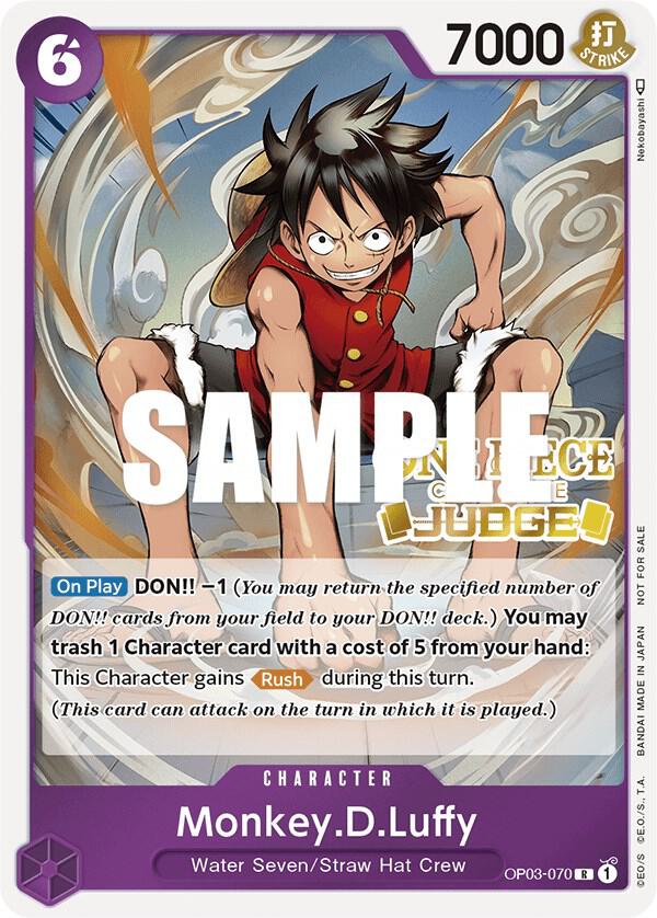 Monkey.D.Luffy (Judge Pack Vol. 2) (OP03-070) [One Piece Promotion Cards] | Jack's On Queen