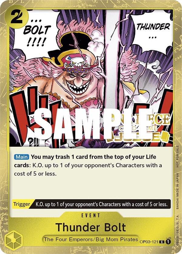 Thunder Bolt (Judge Pack Vol. 2) (OP03-121) [One Piece Promotion Cards] | Jack's On Queen