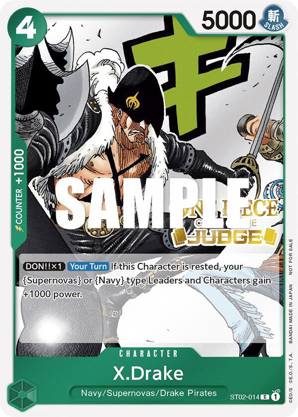 X.Drake (Judge Pack Vol. 2) (ST02-014) [One Piece Promotion Cards] | Jack's On Queen