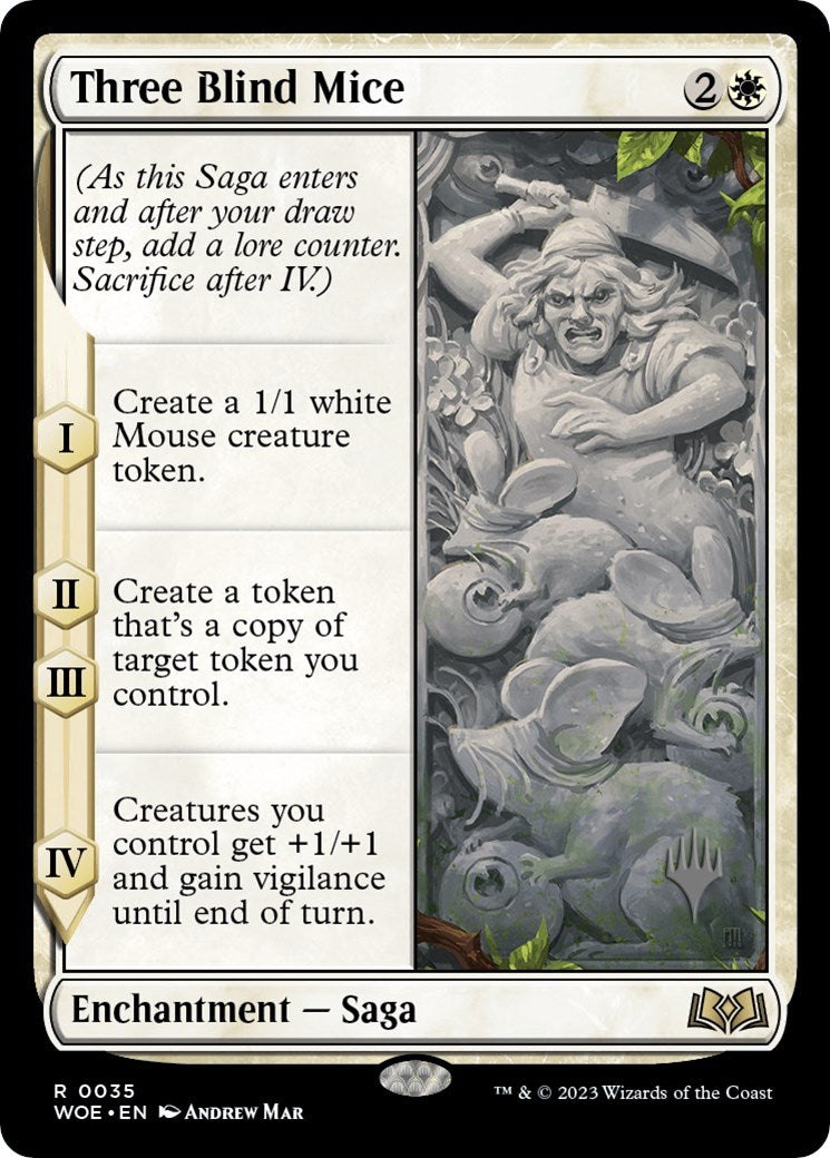 Three Blind Mice (Promo Pack) [Wilds of Eldraine Promos] | Jack's On Queen