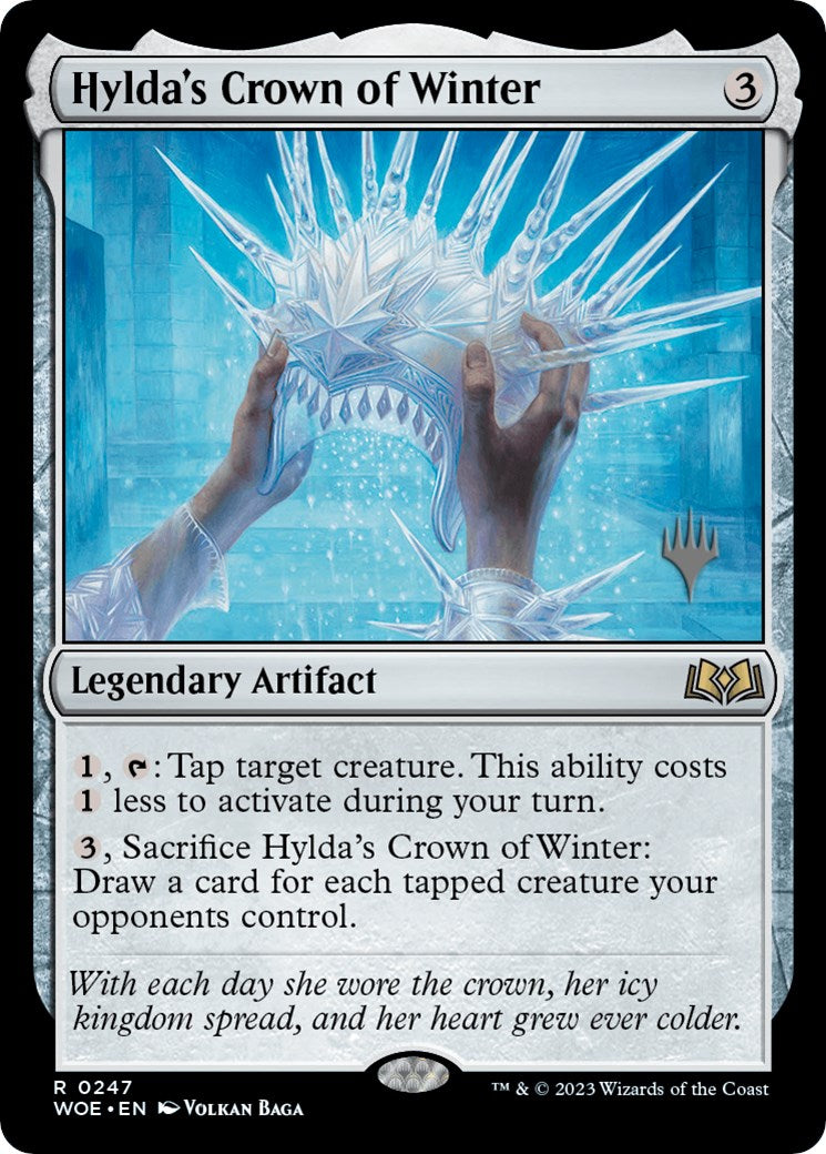 Hylda's Crown of Winter (Promo Pack) [Wilds of Eldraine Promos] | Jack's On Queen