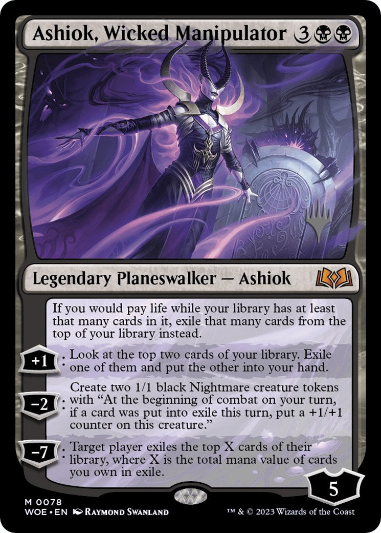 Ashiok, Wicked Manipulator (Promo Pack) [Wilds of Eldraine Promos] | Jack's On Queen