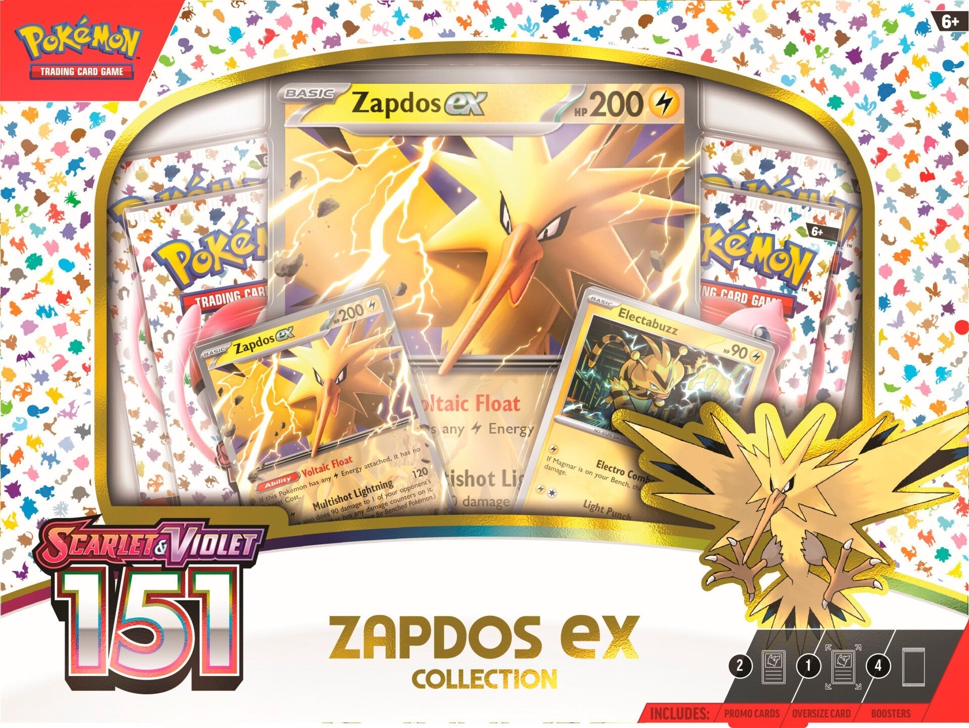 Scarlet & Violet: 151 - Zapdos ex Box | Jack's On Queen