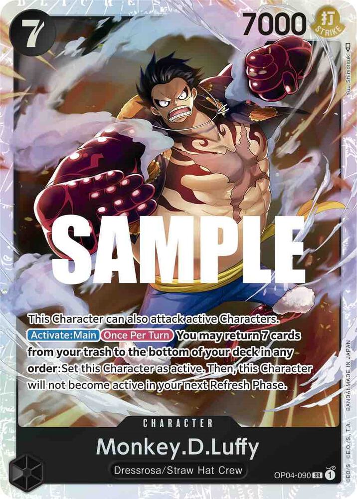 Monkey.D.Luffy (090) (OP04-090) [Kingdoms of Intrigue] | Jack's On Queen