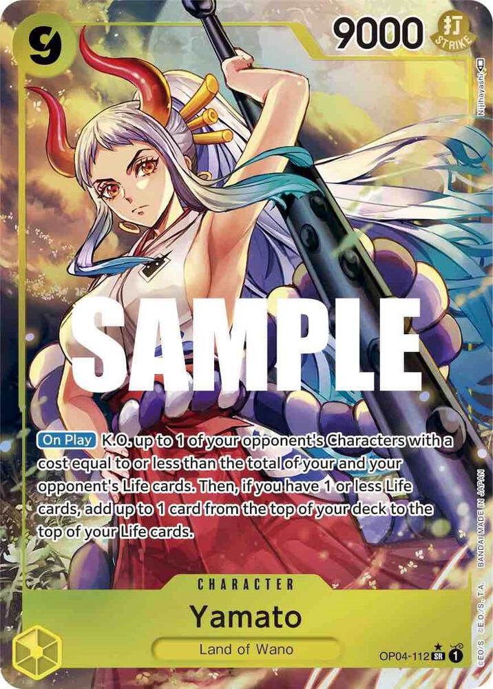 Yamato (Alternate Art) (OP04-112) [Kingdoms of Intrigue] | Jack's On Queen