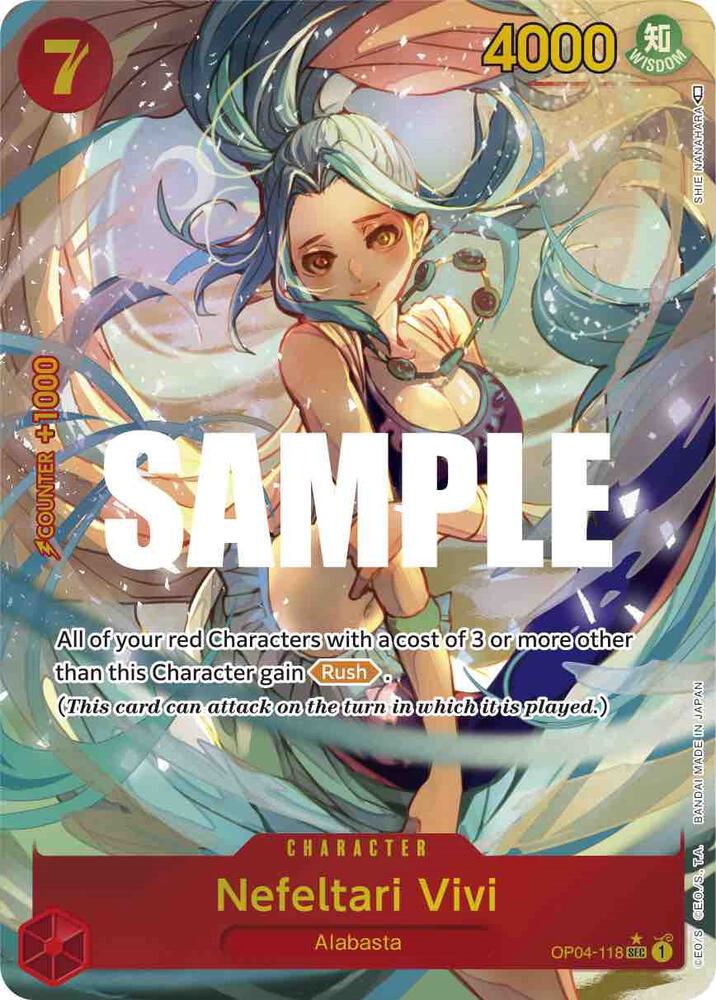 Nefeltari Vivi (118) (Alternate Art) (OP04-118) [Kingdoms of Intrigue] | Jack's On Queen