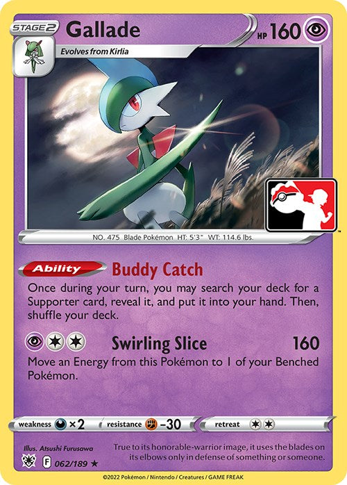 Gallade (062/189) [Prize Pack Series Three] | Jack's On Queen