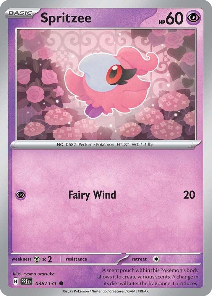 Spritzee (038/131) [Scarlet & Violet: Prismatic Evolutions] | Jack's On Queen