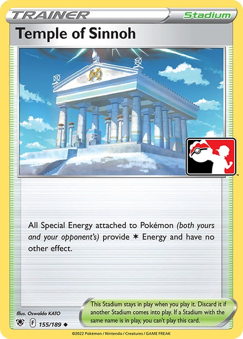 Temple of Sinnoh (155/189) [Prize Pack Series Three] | Jack's On Queen