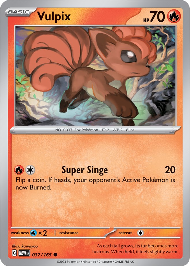 Vulpix (037/165) [Scarlet & Violet 151] | Jack's On Queen