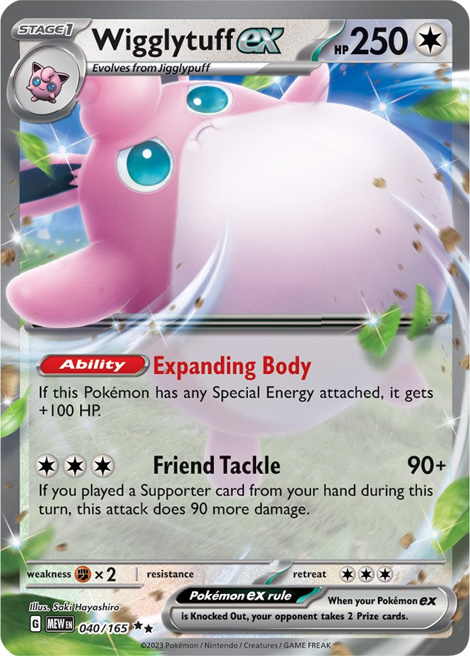 Wigglytuff ex (040/165) [Scarlet & Violet: 151] | Jack's On Queen