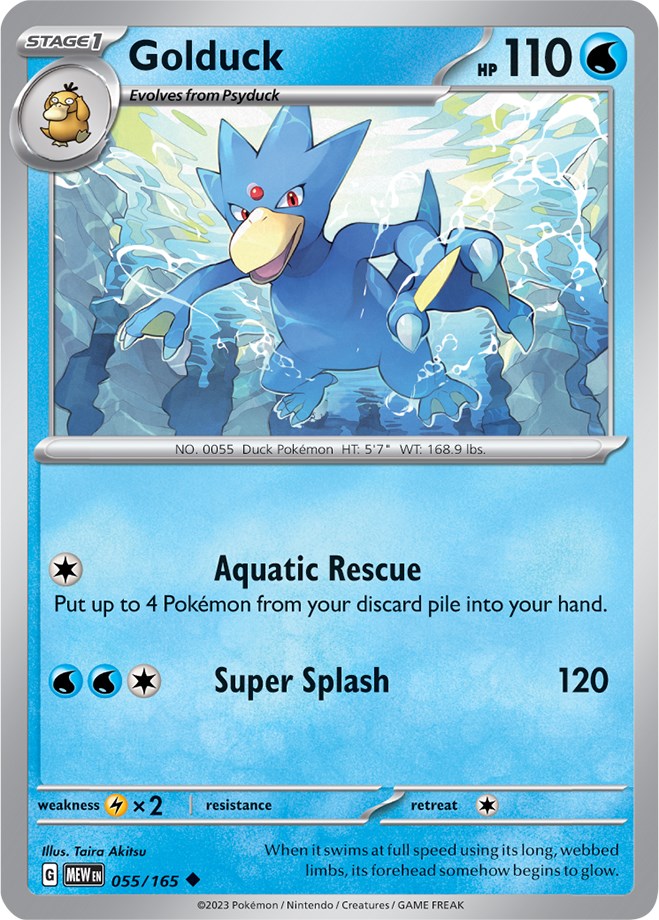 Golduck (055/165) [Scarlet & Violet 151] | Jack's On Queen