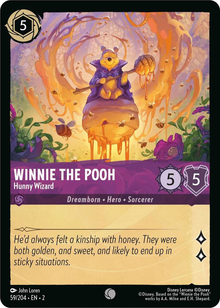 Winnie the Pooh - Hunny Wizard (59/204) [Rise of the Floodborn] | Jack's On Queen
