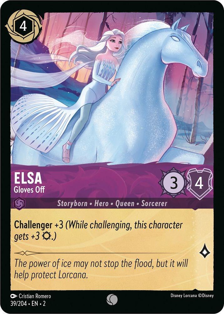 Elsa - Gloves Off (39/204) [Rise of the Floodborn] | Jack's On Queen