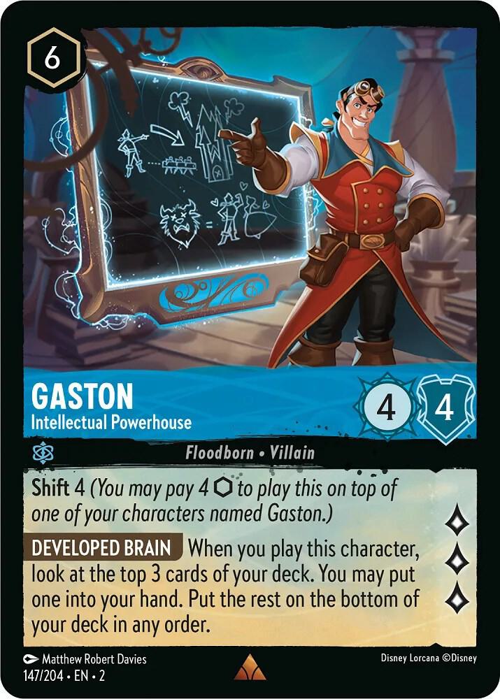 Gaston - Intellectual Powerhouse (147/204) [Rise of the Floodborn] | Jack's On Queen