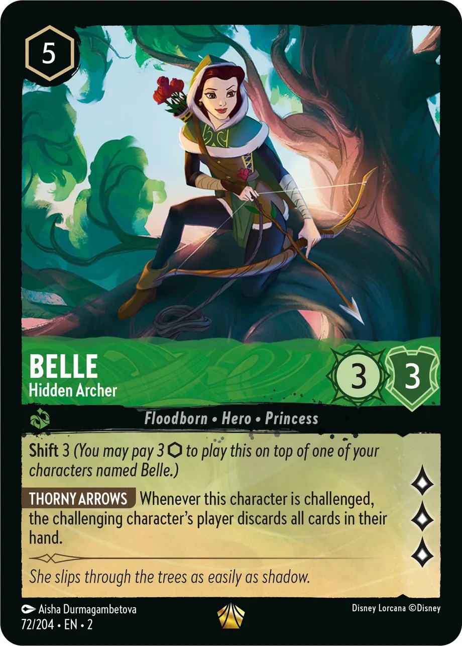 Belle - Hidden Archer (72/204) [Rise of the Floodborn] | Jack's On Queen
