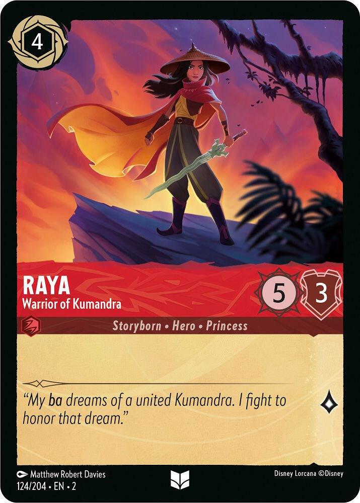 Raya - Warrior of Kumandra (124/204) [Rise of the Floodborn] | Jack's On Queen
