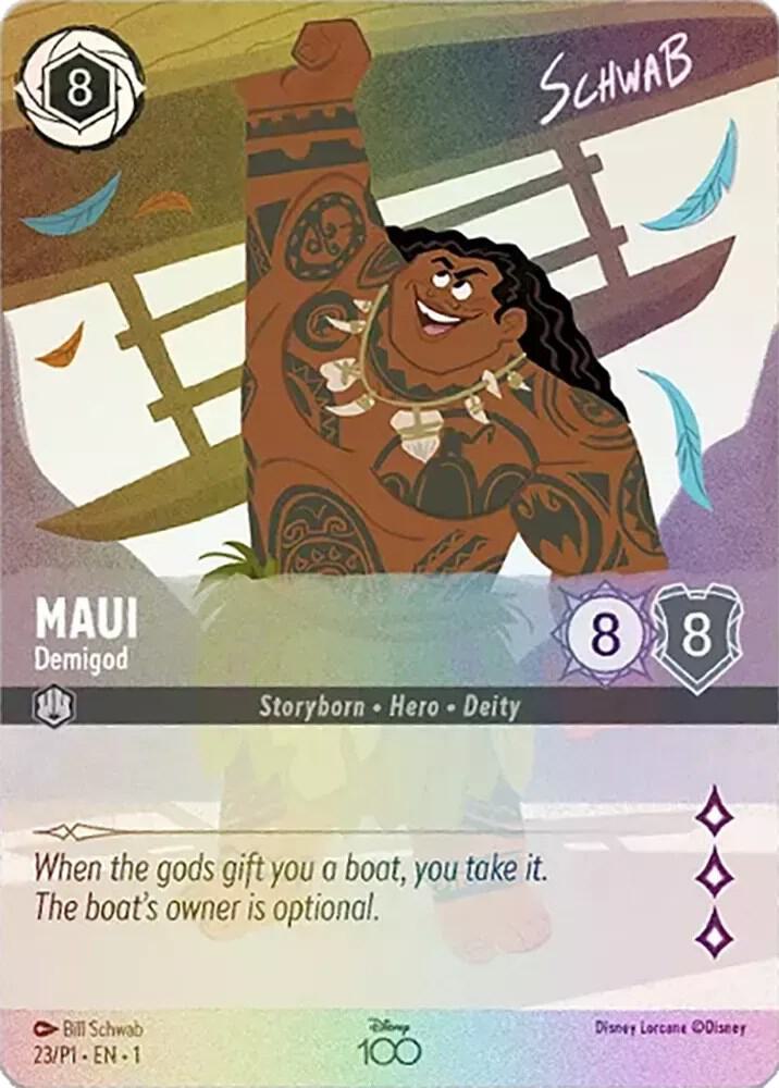 Maui - Demigod (Alternate Art) (23) [Disney100 Promos] | Jack's On Queen