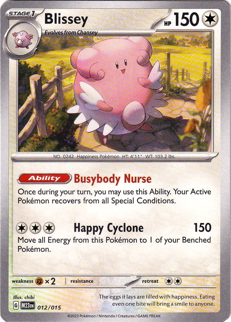 Blissey (012/015) [McDonald's Promos: 2023 Collection] | Jack's On Queen