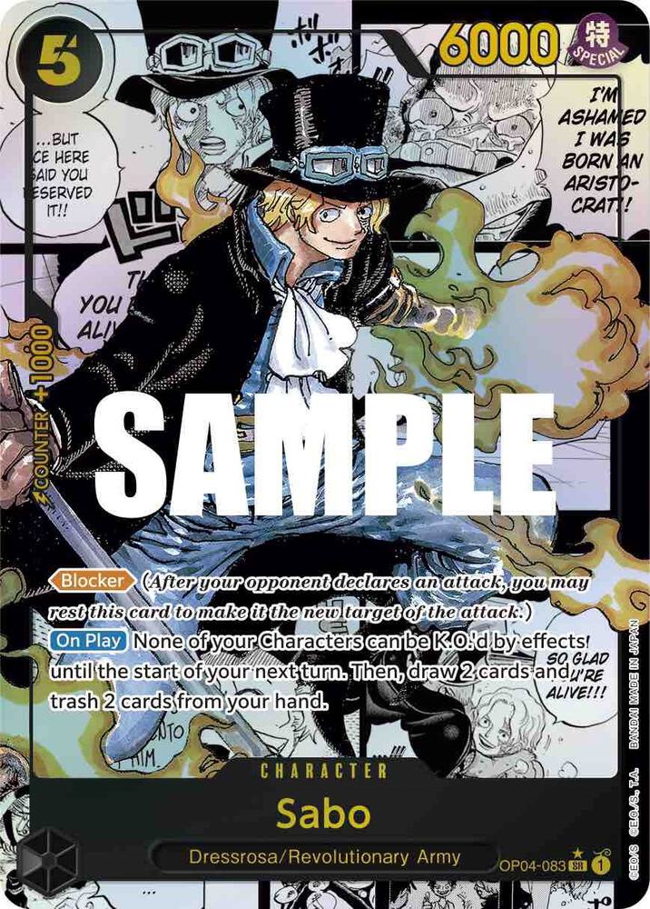 Sabo (Alternate Art) (Manga) (OP04-083) [Kingdoms of Intrigue] | Jack's On Queen