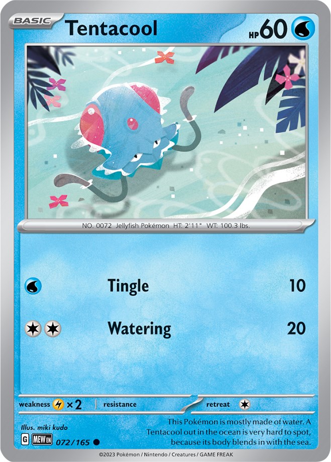 Tentacool (072/165) [Scarlet & Violet 151] | Jack's On Queen