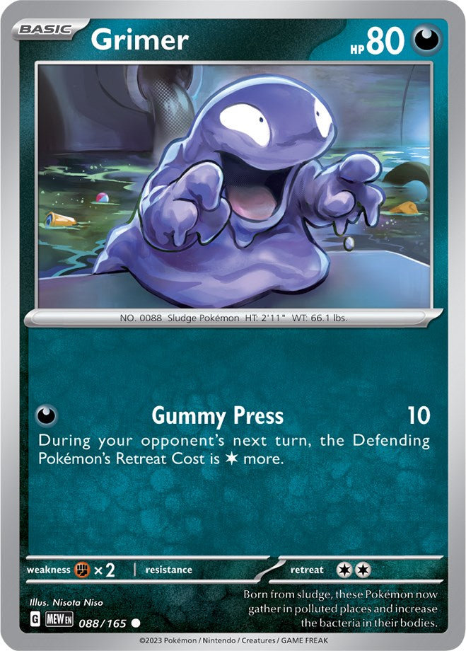 Grimer (088/165) [Scarlet & Violet: 151] | Jack's On Queen