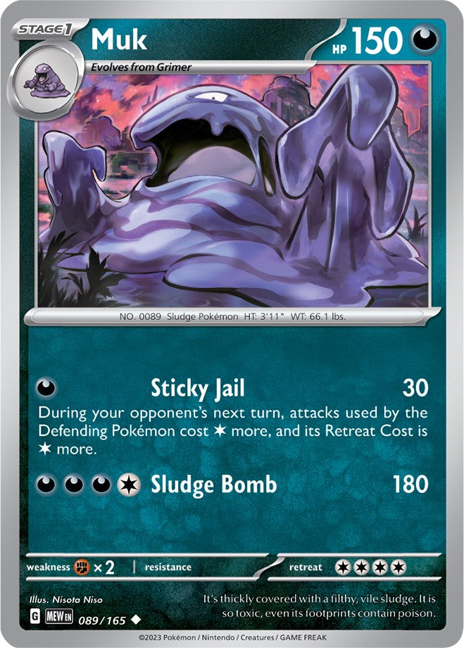 Muk (089/165) [Scarlet & Violet: 151] | Jack's On Queen