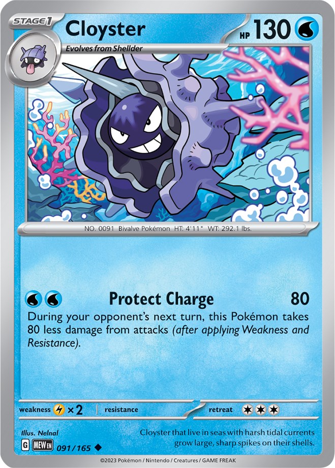 Cloyster (091/165) [Scarlet & Violet: 151] | Jack's On Queen