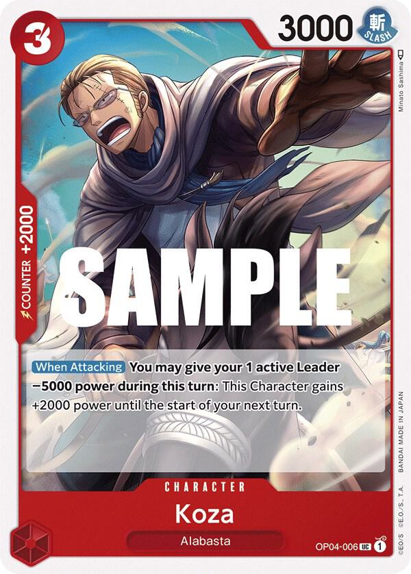 Koza (OP04-006) [Kingdoms of Intrigue] | Jack's On Queen
