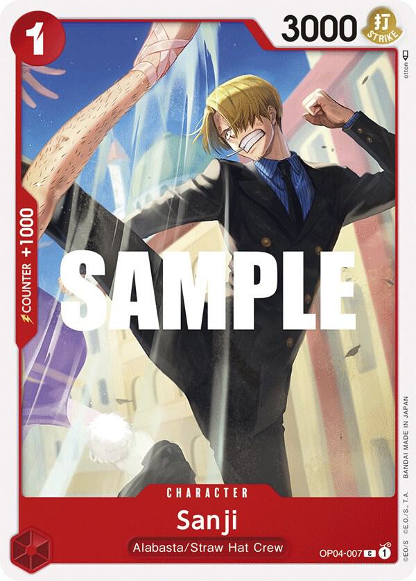 Sanji (007) (OP04-007) [Kingdoms of Intrigue] | Jack's On Queen