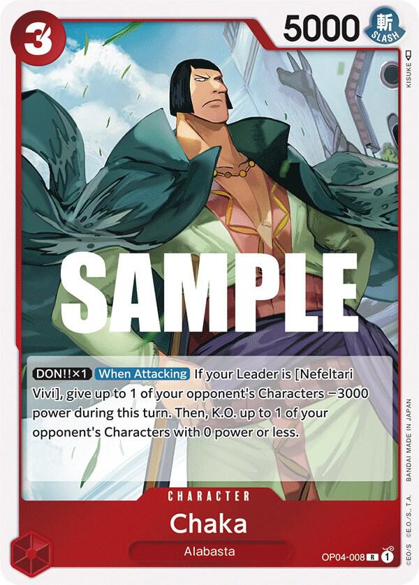 Chaka (OP04-008) [Kingdoms of Intrigue] | Jack's On Queen