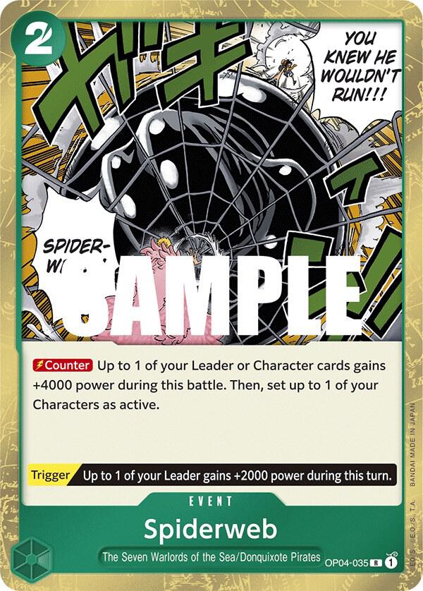 Spiderweb (OP04-035) [Kingdoms of Intrigue] | Jack's On Queen