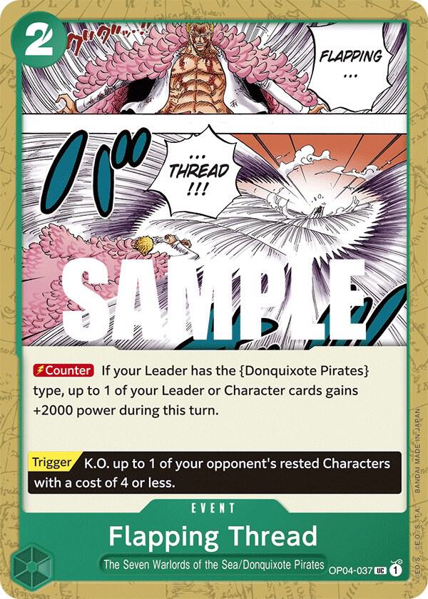 Flapping Thread (OP04-037) [Kingdoms of Intrigue] | Jack's On Queen