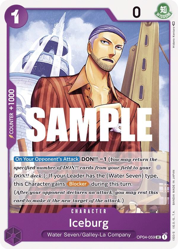 Iceburg (OP04-059) [Kingdoms of Intrigue] | Jack's On Queen