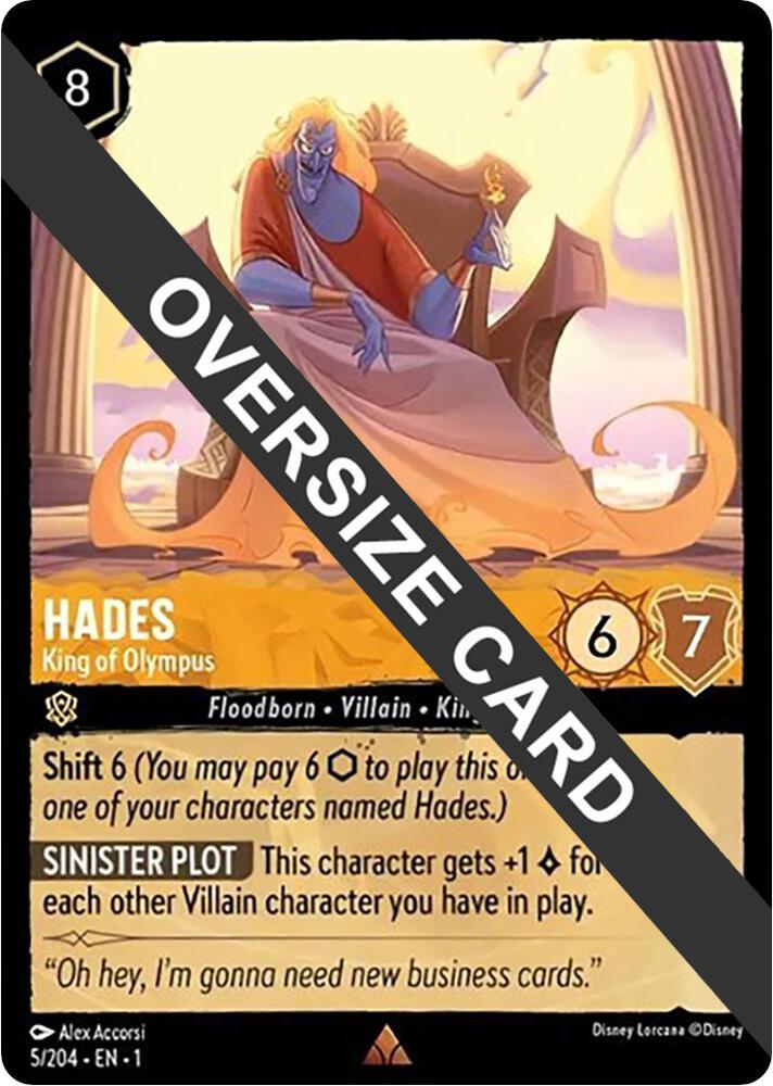 Hades - King of Olympus (Oversized) (5/204) [The First Chapter] | Jack's On Queen
