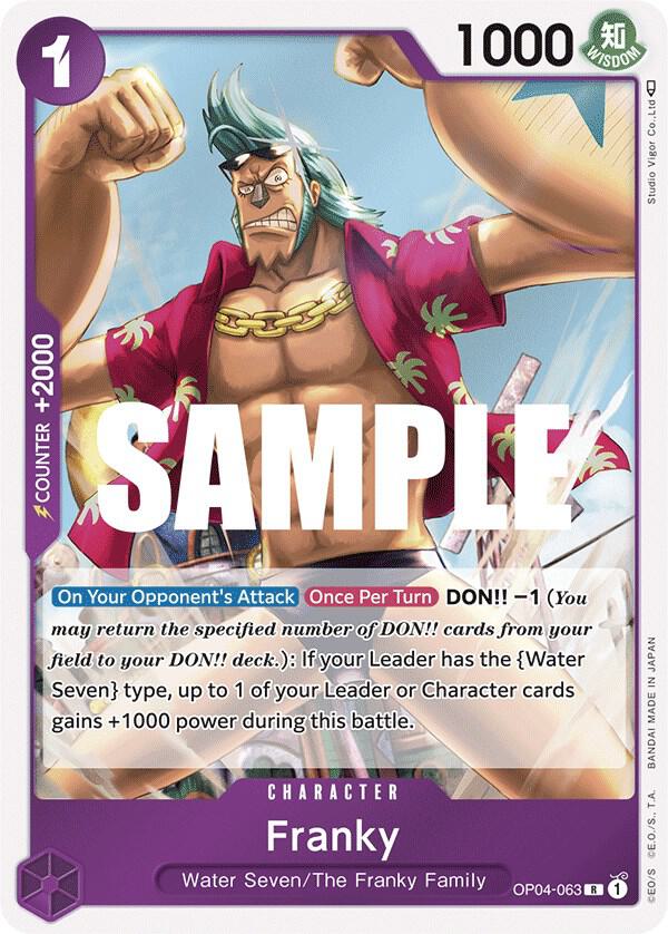 Franky (OP04-063) [Kingdoms of Intrigue] | Jack's On Queen