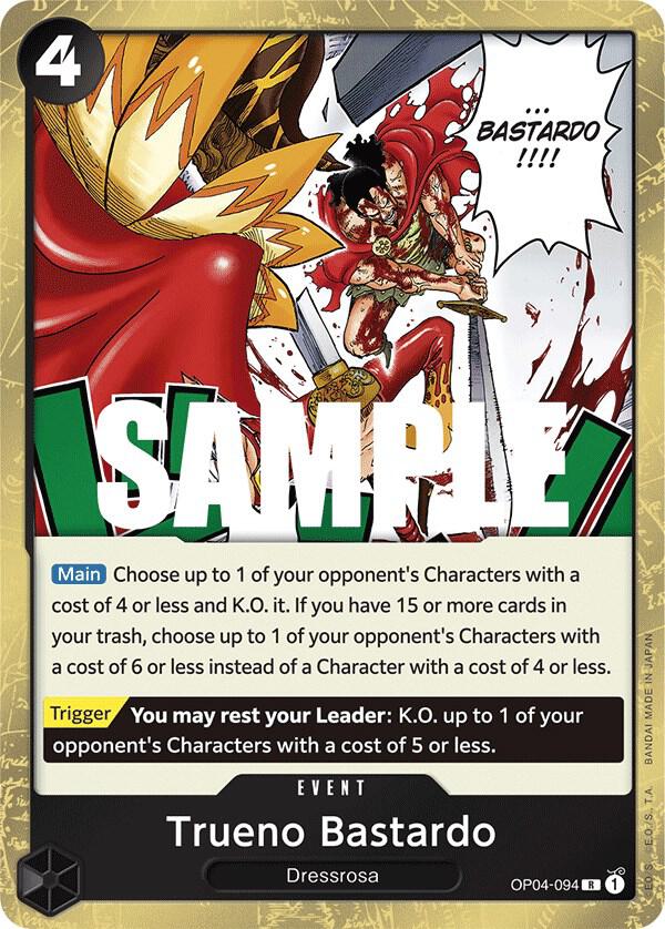 Trueno Bastardo (OP04-094) [Kingdoms of Intrigue] | Jack's On Queen