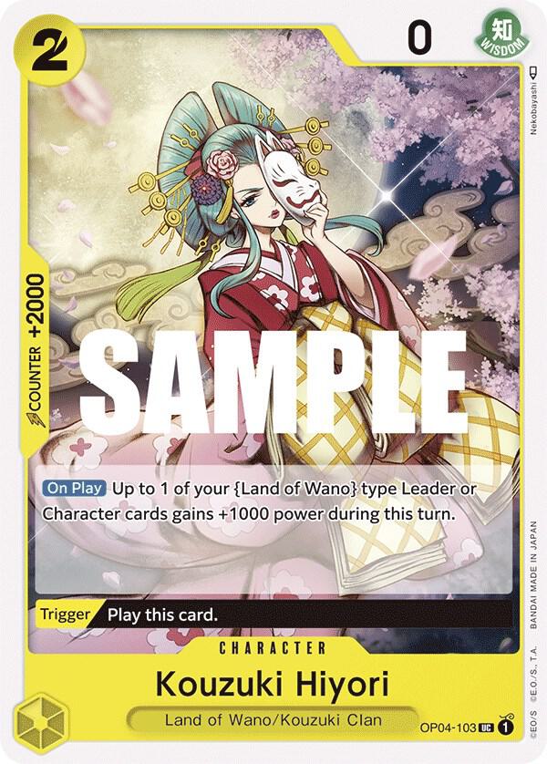 Kouzuki Hiyori (OP04-103) [Kingdoms of Intrigue] | Jack's On Queen