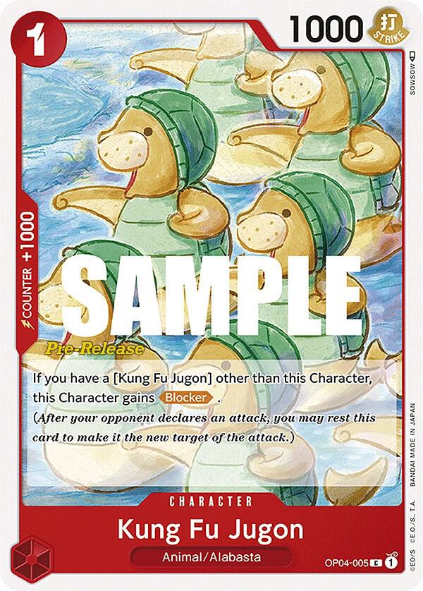 Kung Fu Jugon (OP04-005) [Kingdoms of Intrigue Pre-Release Cards] | Jack's On Queen