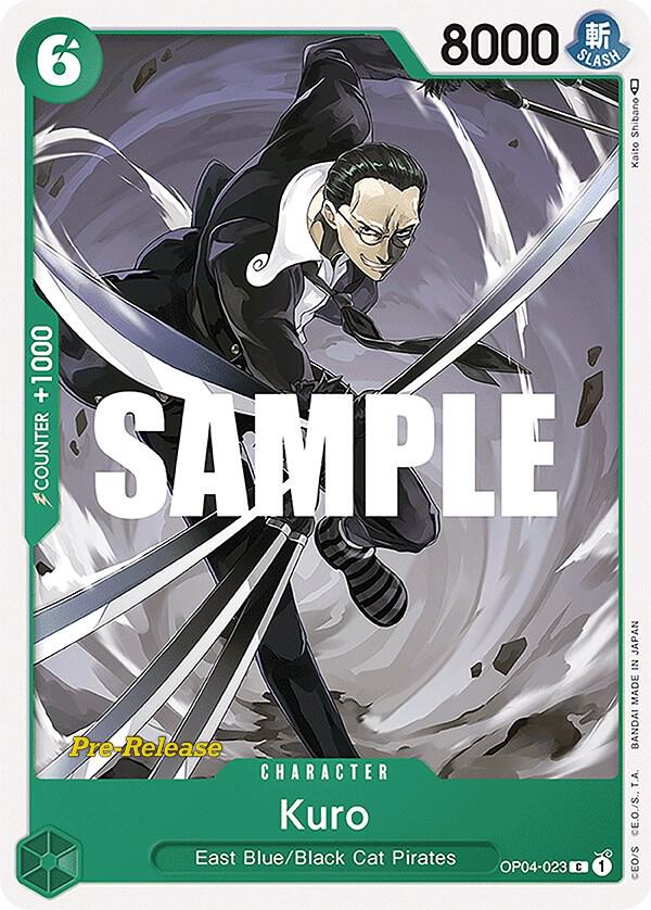 Kuro (OP04-023) [Kingdoms of Intrigue Pre-Release Cards] | Jack's On Queen