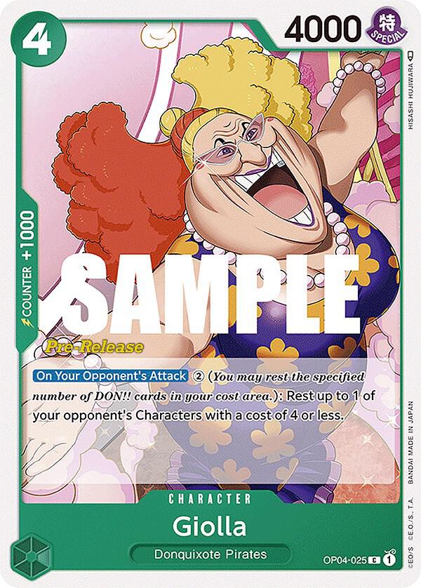 Giolla (OP04-025) [Kingdoms of Intrigue Pre-Release Cards] | Jack's On Queen