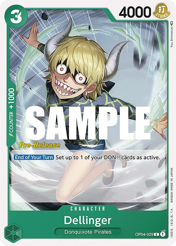 Dellinger (OP04-029) [Kingdoms of Intrigue Pre-Release Cards] | Jack's On Queen