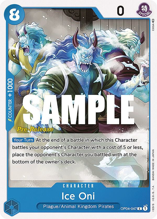 Ice Oni (OP04-047) [Kingdoms of Intrigue Pre-Release Cards] | Jack's On Queen